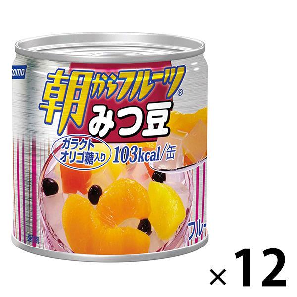 はごろもフーズ 朝からフルーツみつ豆 190g 1セット（12缶）