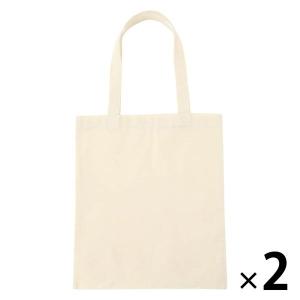 無印良品 綿 マイバッグA4 生成 1セット（2枚） 良品計画 レディースエコ、折りたたみバッグの商品画像