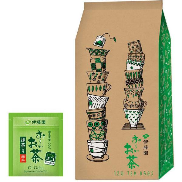 伊藤園 おーいお茶 (抹茶入り) ティーバッグ 1袋（120バッグ入）お得用 エコティーバッグ 緑茶