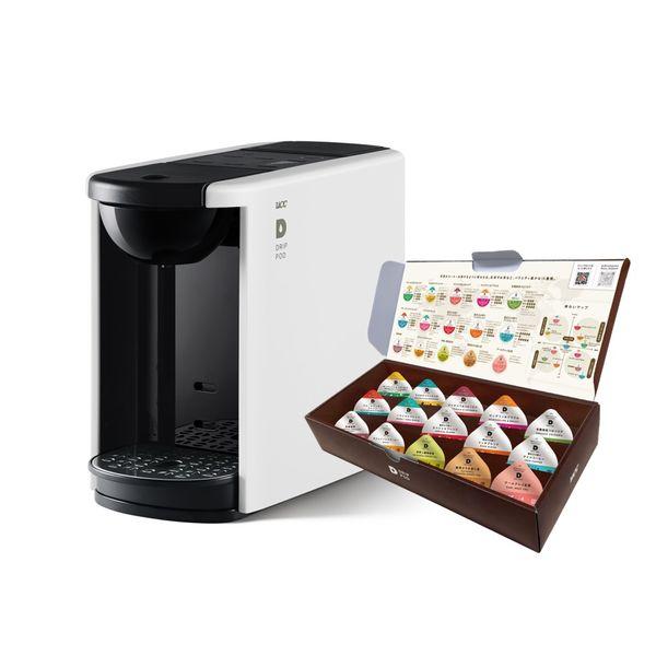 UCC上島珈琲 コーヒーメーカー DRIP POD（ドリップポッド）DP3ホワイト＋カプセルお試しア...