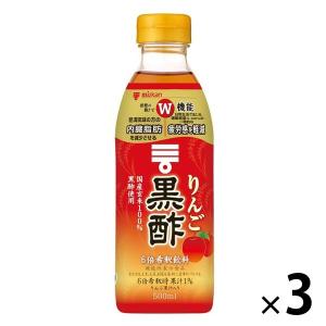ミツカン りんご黒酢 500ml 3本