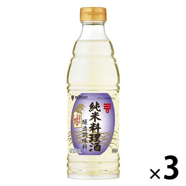 ミツカン 純米料理酒 600ml 3本