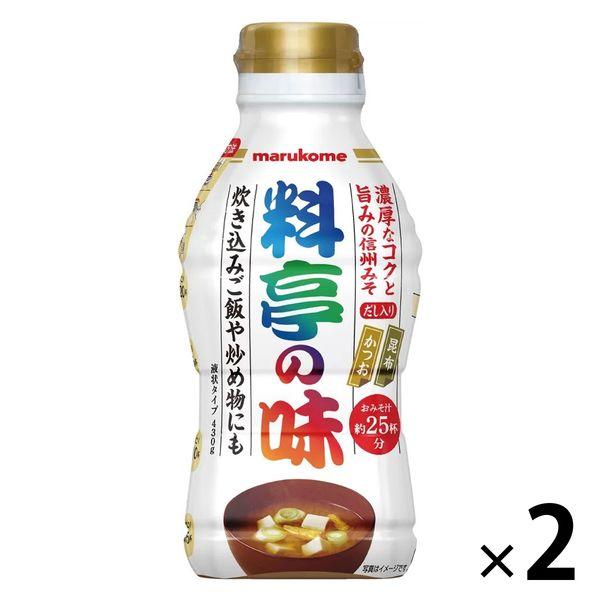 マルコメ 液みそ 料亭の味 430g 2本