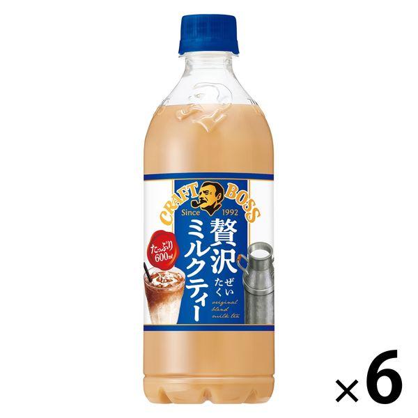 サントリー クラフトボス ミルクティー 600ml 1セット（6本）