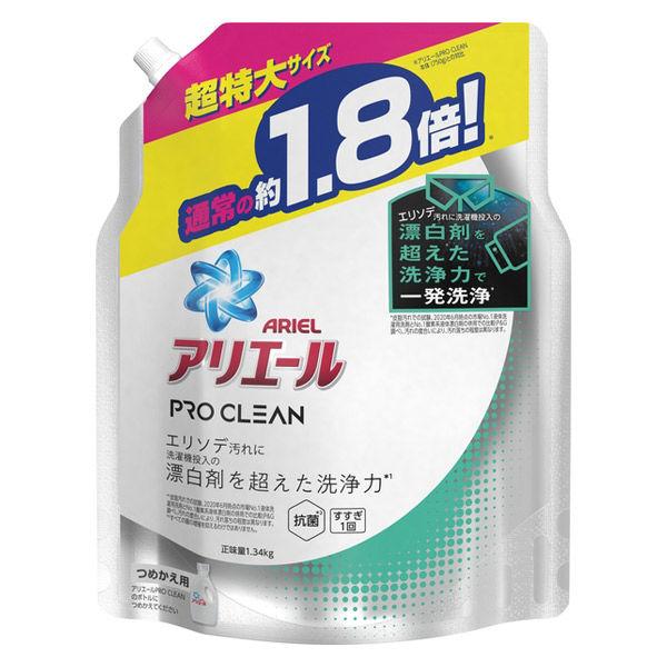 アリエール プロクリーンジェル オーシャングリーンの香り 詰め替え 超特大サイズ 1340g 1個 ...