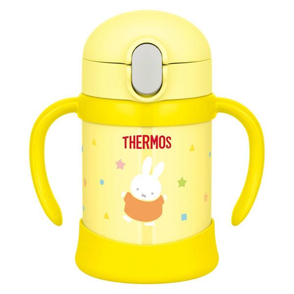 サーモス（THERMOS） 水筒 まほうびんのベビーストローマグ 250ml イエロー FJL-25...