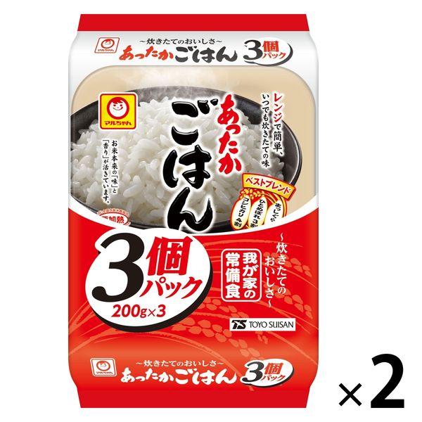 【200g×3食】あったかごはん　ブレンド米　酸味料不使用　2袋（計6食）東洋水産　パックご飯