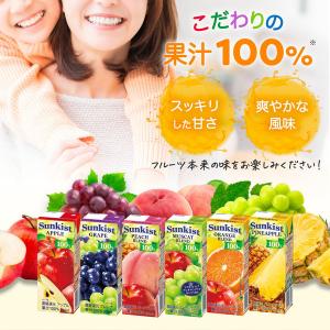 森永乳業 サンキスト 100%アップル 200...の詳細画像4