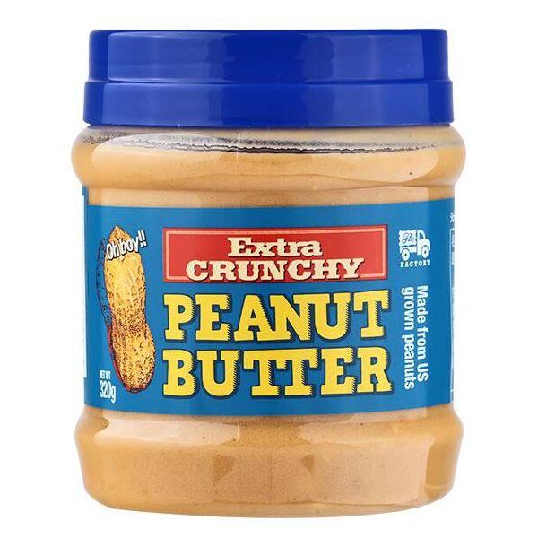 ジェイビーズファクトリー　ピーナッツバター クランチー　320g 1個 カルディコーヒーファーム　オ...