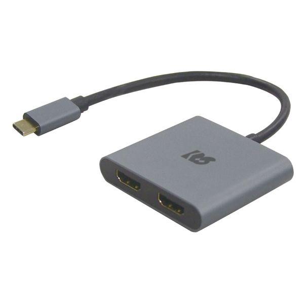 ラトックシステム USB TypeーC to デュアルHDMIディスプレイアダプター（PD対応） R...