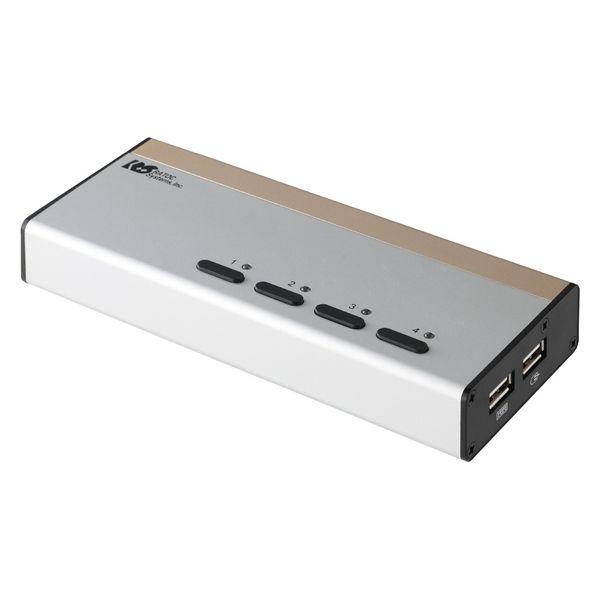 【アウトレット】ラトックシステム DVIパソコン切替器（4台用） RSー430UDA 1台