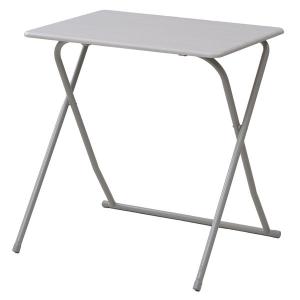 コンフォートワーク 折りたたみテーブル 幅700mm アッシュドオーク天板・グレージュ脚 AFT-7050(AO/GG) 1個 オリジナル