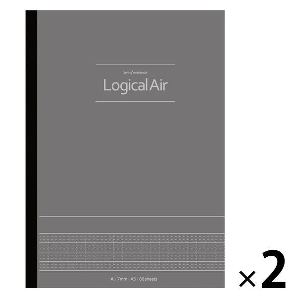 【アウトレット】ナカバヤシ ロジカルエアーノート ビジネスA5 80枚 D ノ-A512A-D 1セ...