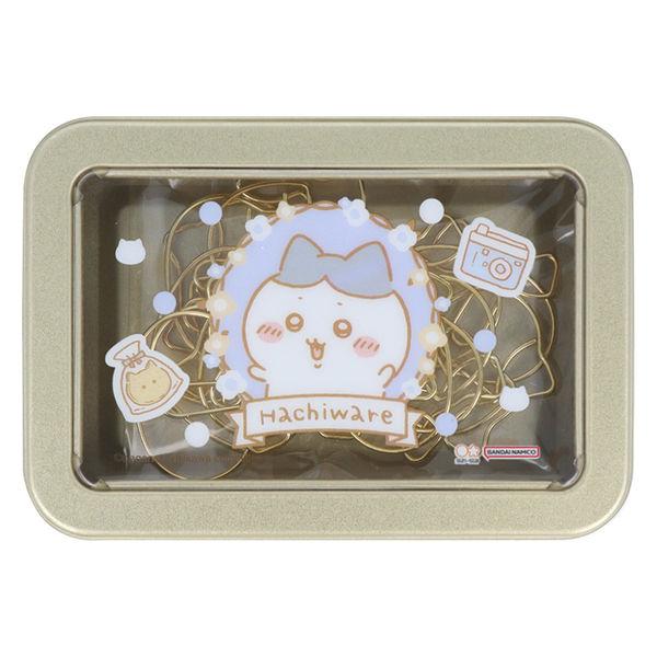 サンスター文具　缶入クリップ　ちいかわ　ハチワレ　S3625168　1個