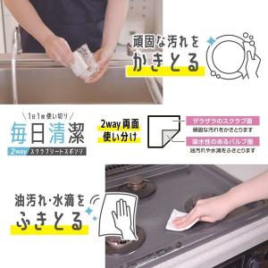 2way スクラブシートスポンジ ロール 60...の詳細画像5