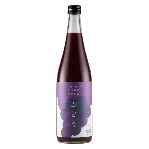 出羽桜 とろける やまがた ぶどう 720ml 1本 リキュール フルーツ王国山形県の葡萄 果汁90...