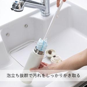 泡立つボトル洗い たためるハンドル スポンジが...の詳細画像1