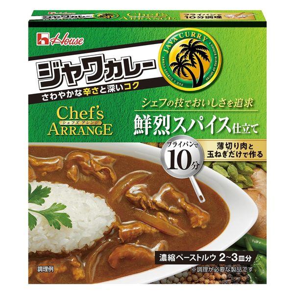 【アウトレット】ジャワカレーシェフズアレンジ　鮮烈スパイス仕立て 1個 ハウス食品 ペーストルウ　カ...