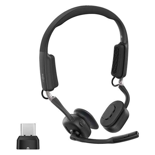 SHOKZ 骨伝導ワイヤレスヘッドセット USB-Cレシーバー付 Bluetooth5.4 オフィス...
