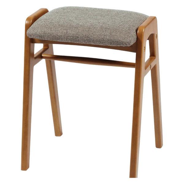 daily CLIP 無垢のスタッキングスツール ブラウン×ブラウン studio CLIP