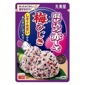 丸美屋 混ぜ込み赤しそ 梅ひじき 24g 1個 丸美屋食品工業 ふりかけ