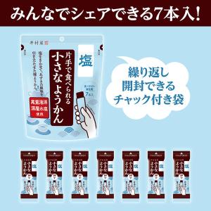 片手で食べられる小さなようかん 塩 14g×7...の詳細画像3