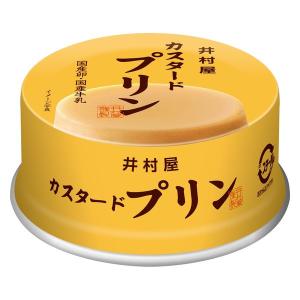 カスタードプリン 75g 缶 1個 井村屋 洋菓子 プリン デザート