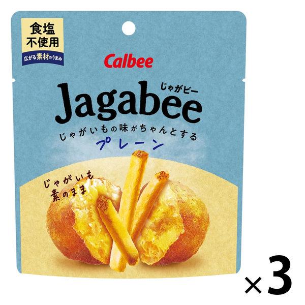 ジャガビー Jagabee プレーン 食塩不使用 38g 1セット(1袋×3) カルビー ポテトステ...