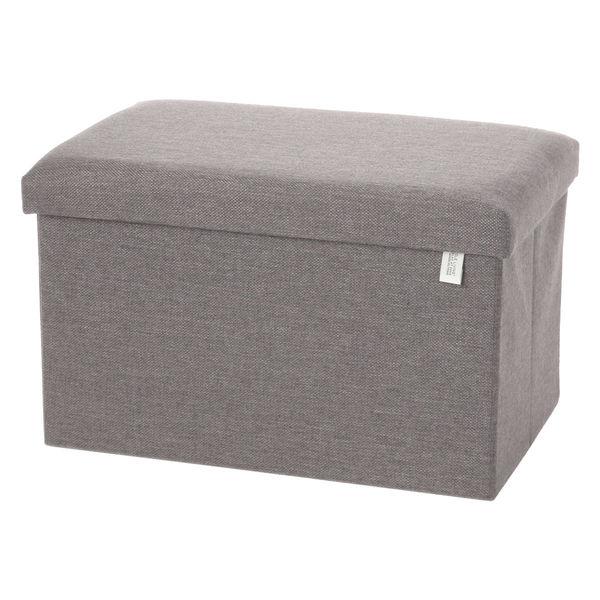 ストレージスツール（モノクロ）(W48cm) グレー LAKOLE/ラコレ