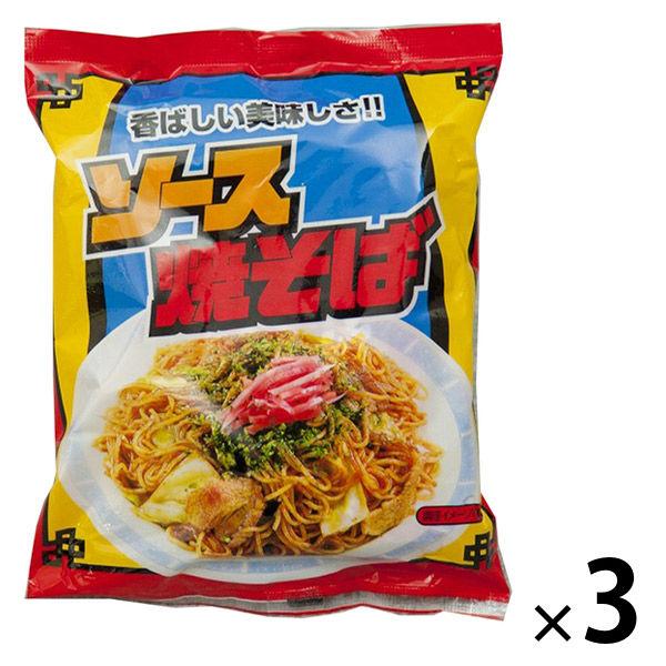 サッポロソース焼そば 82g 1セット（1袋×3） 麺のスナオシ