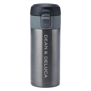 DEAN＆DELUCA（ディーン＆デルーカ） ワンタッチ栓スリムボトル 水筒 ガンメタル200ml 4903779715822 1個