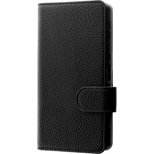 MSソリューションズ AQUOS sense6 多収納PUレザーフラップケース ブラック LP-D2...