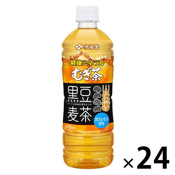 伊藤園 健康ミネラルむぎ茶 黒豆麦茶 650ml 1箱（24本入）