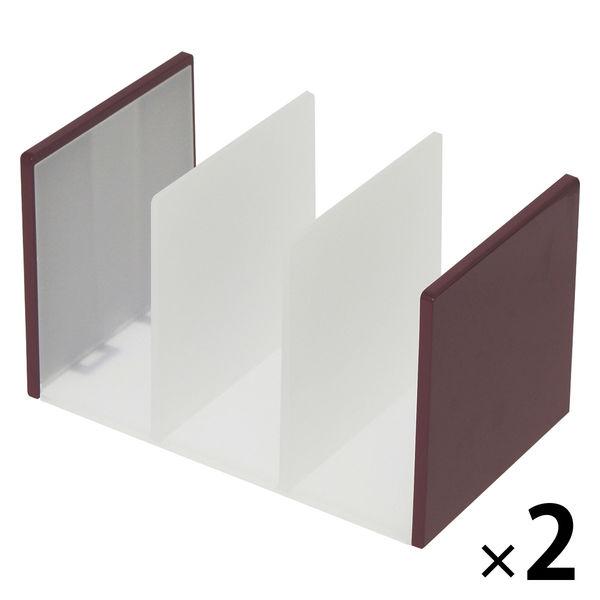 【アウトレット】ナカバヤシ シンプルラインミニ ミニスタンドE9 ダークレッド FBーMP9ーDR ...