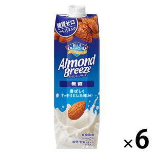 カゴメ アーモンド・ブリーズ 無糖 1000g 1箱（6本入）