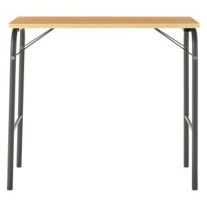 無印良品 スチールパイプテーブル ダークグレー 折りたたみ式 良品計画
