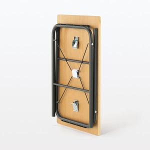無印良品 スチールパイプテーブル ダークグレー...の詳細画像3