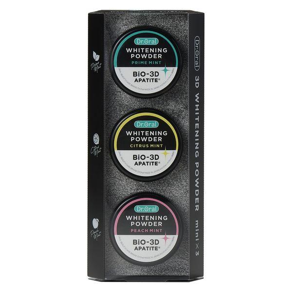 歯磨き粉 ホワイトニング 3Dホワイトニングパウダー ミニ3個セット Dr.オーラル