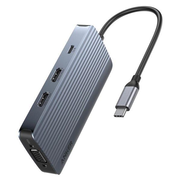 Anker Anker USBーC ハブ （8ーinー1， Triple Display） A837...