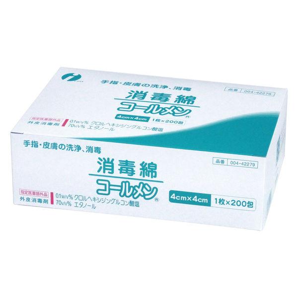 イワツキ コールメン（N） 4x4cm 200包 004ー42279 1箱