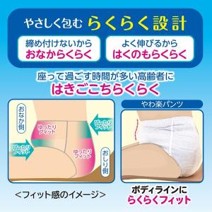 白十字 サルバやわ楽パンツ MーL 34枚 3...の詳細画像5