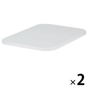 無印良品 収納 やわらかポリエチレンケース用フタ 約幅26×奥行36.5×高さ1.5cm 1セット（1個×2） 良品計画