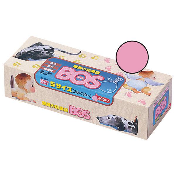 クリロン化成 驚異の防臭袋BOS箱型(Sサイズ200枚入) BOS-2047 1箱(200枚入)