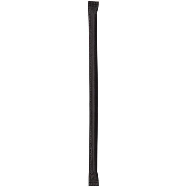 ストリックスデザイン カラー紙袋入り曲がるストロー ブラック 300本入 1袋(300本入)