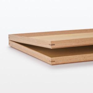 無印良品 木製 角型トレー 約幅40.5×奥行...の詳細画像4