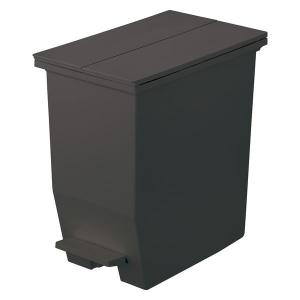 リス 棚下で使えるペダルダストボックス20L ダークグレー GPRB046 1個