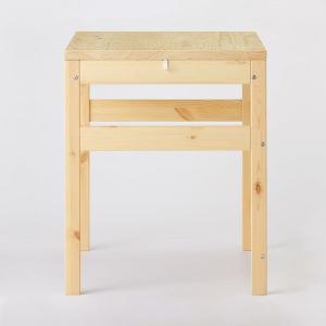 無印良品 パイン材デスク幅86cm 幅86×奥...の詳細画像2