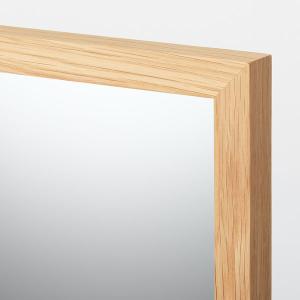 無印良品 壁に付けられる家具ミラー オーク材 ...の詳細画像4