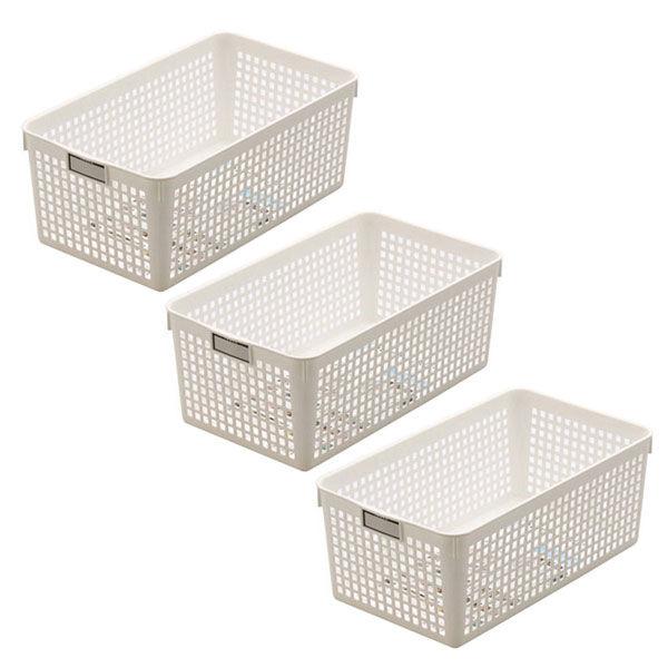 イノマタ化学 ネームバスケットワイド 4582W 1セット(1個×3)