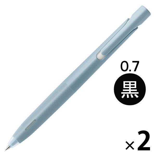 油性ボールペン bLen（ブレン） 0.7mm ライトブルー軸 黒インク BA88-LB ゼブラ 2...